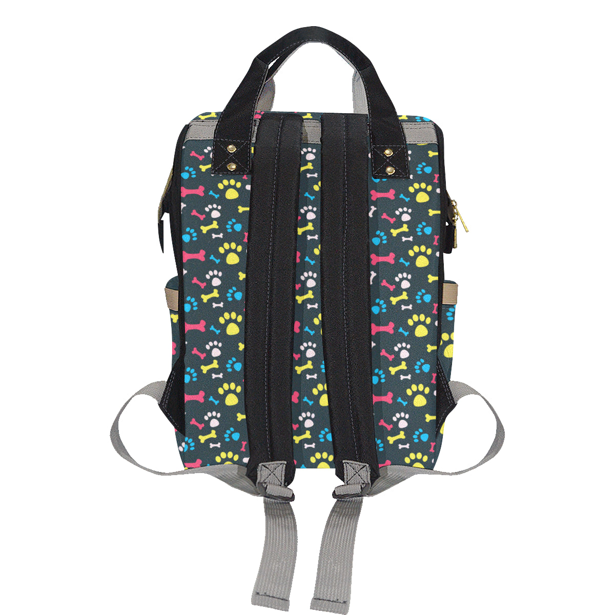 Paw Design Print Diaper Bag Backpack