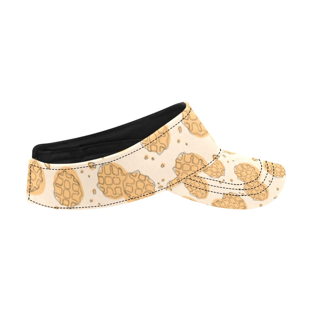 Waffle Print Design LKS303 Unisex Sun Visor