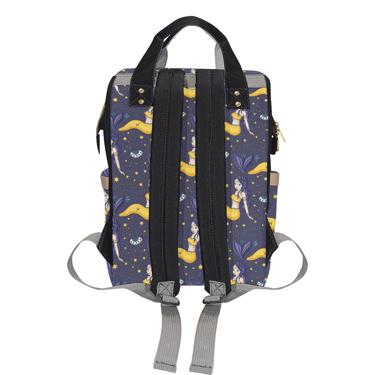 Pisces Pattern Print Design A04 Diaper Bag Backpack