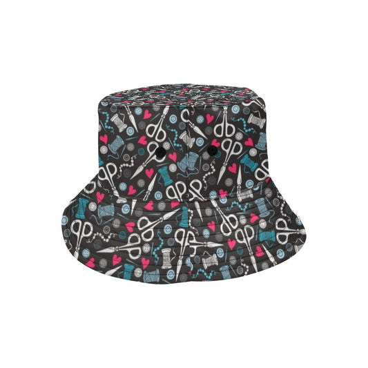 Sewing Equipment Print Design LKS305 Unisex Bucket Hat