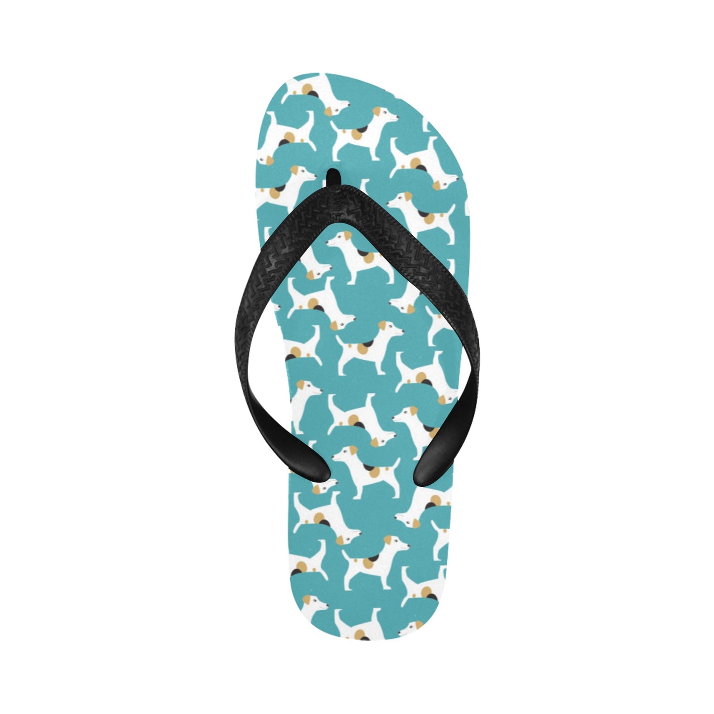 Russell Terriers Print Design LKS301 Flip Flops