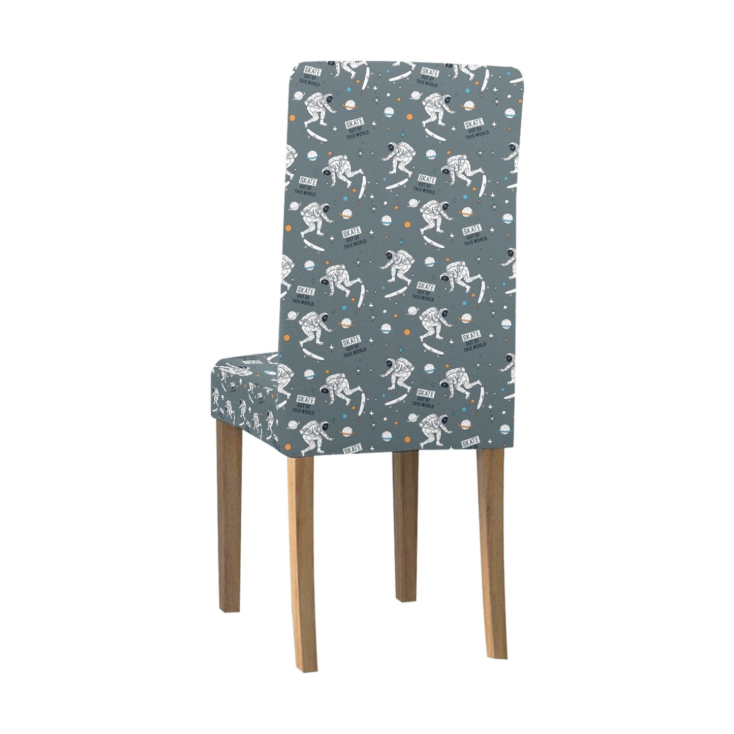 Skateboard Print Design LKS306 Dining Chair Slipcover