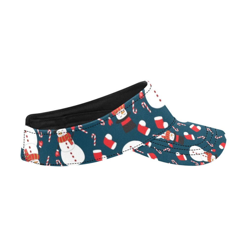 Snowman Print Design LKS301 Unisex Sun Visor