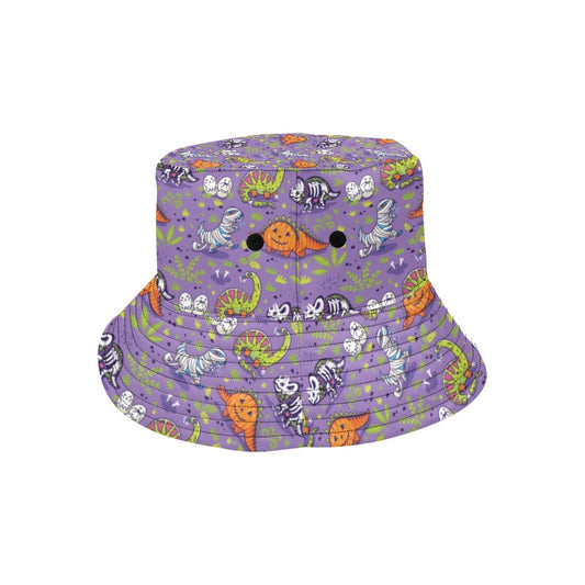 Zombie Dinosaur Print Design LKS302 Unisex Bucket Hat