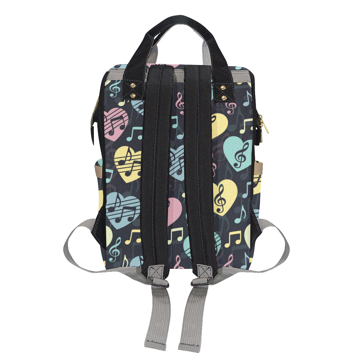 Music note Pattern Print Design A03 Diaper Bag Backpack