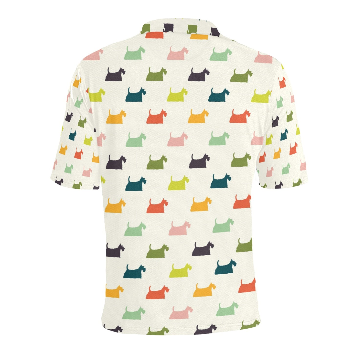 Scottish Terriers Print Design LKS305 Men Polo Shirt