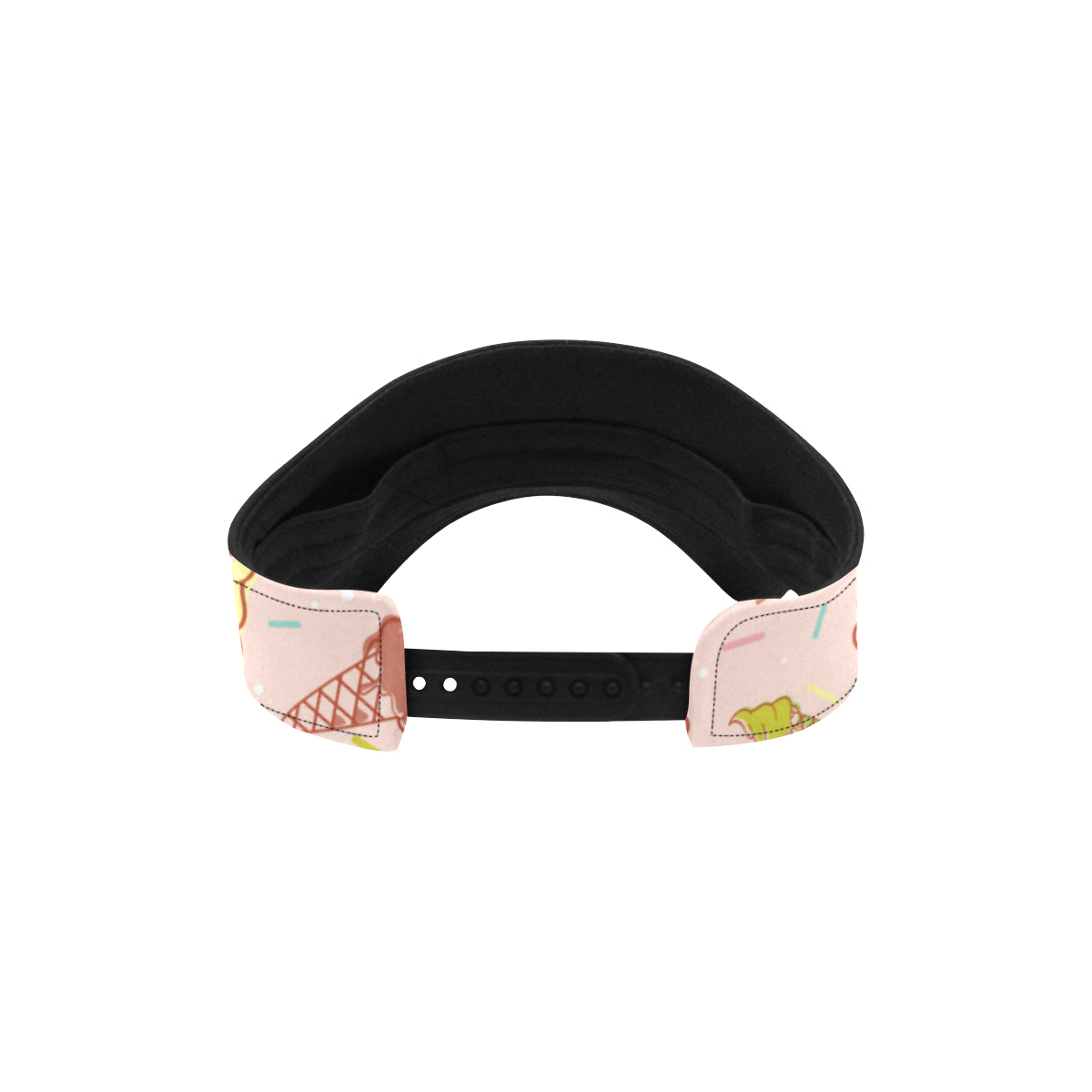 Ice Cream Pattern Print Design 02 Unisex Sun Visor