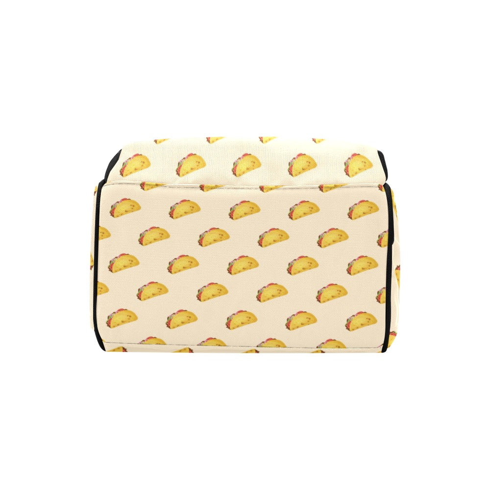 Taco Print Design LKS302 Diaper Bag Backpack