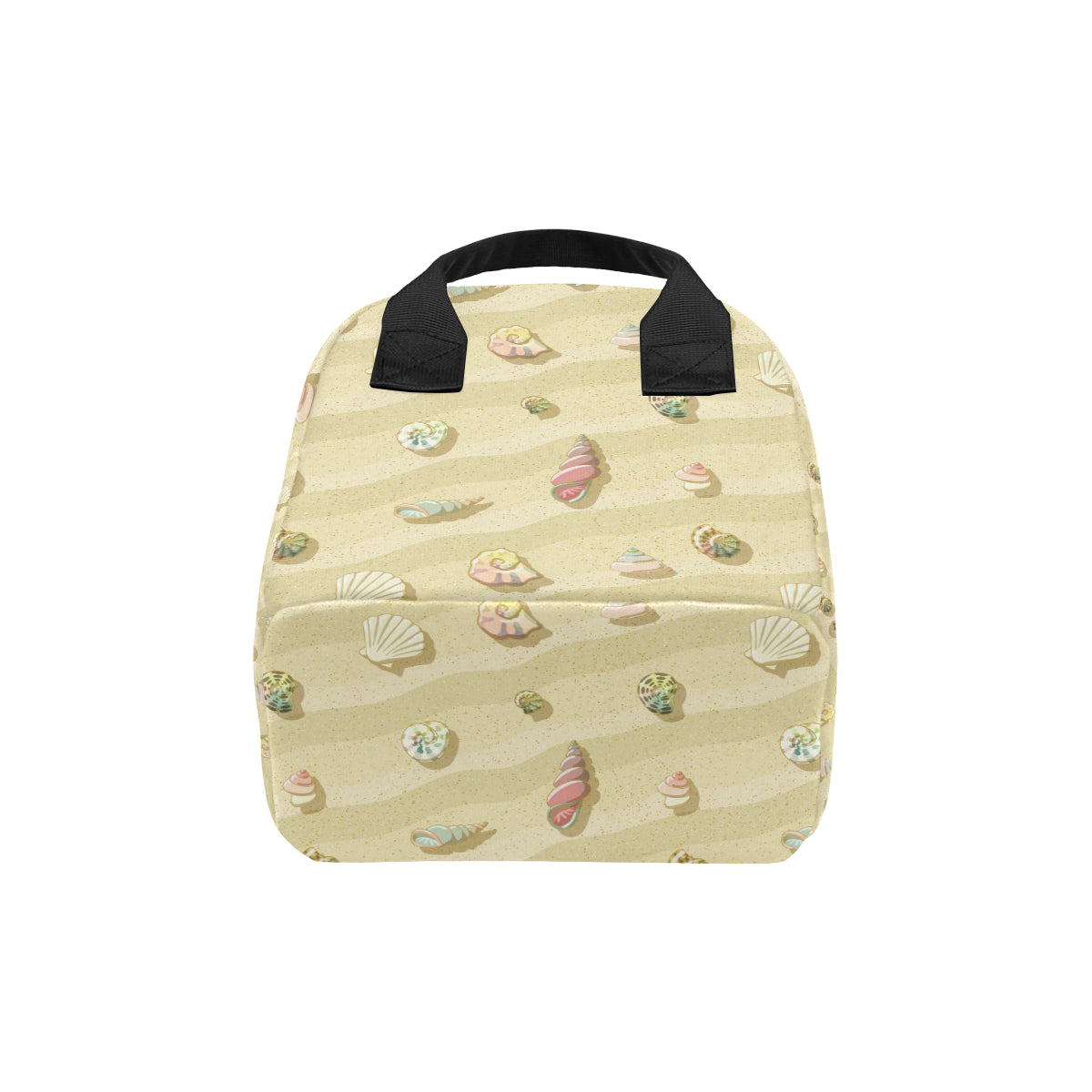 Beach with Seashell Theme Insulated Lunch Bag