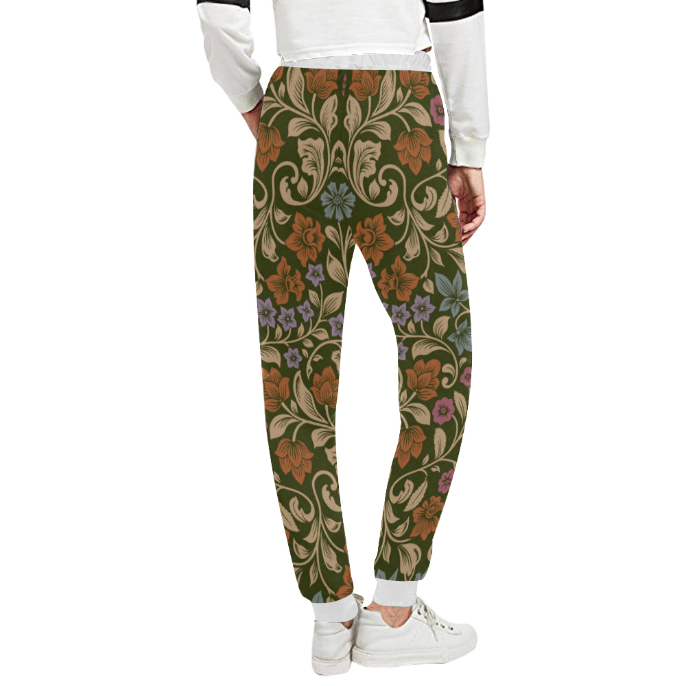 Floral Vintage Print Pattern Unisex Sweatpants