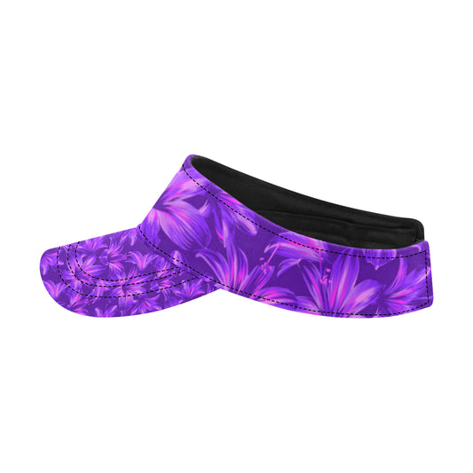 Amaryllis Pattern Print Design AL03 Unisex Sun Visor