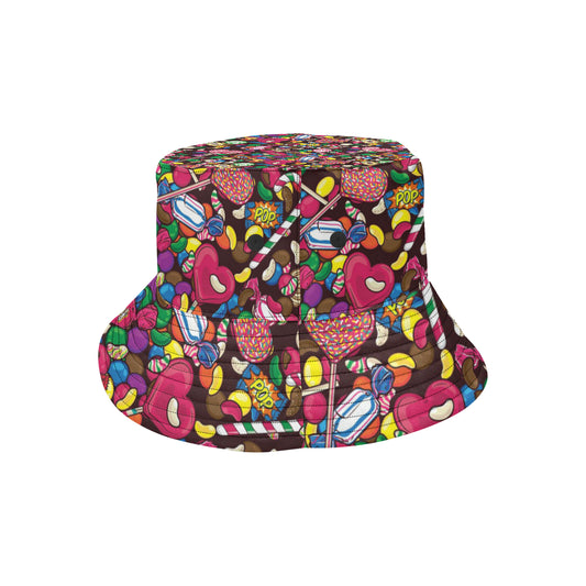 Candy Pattern Print Design CA02 Unisex Bucket Hat
