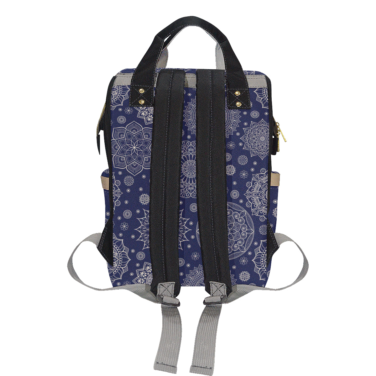 Mandala Pattern Print Design 02 Diaper Bag Backpack
