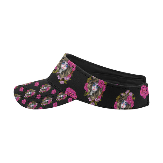 Day of the Dead Makeup Girl Unisex Sun Visor