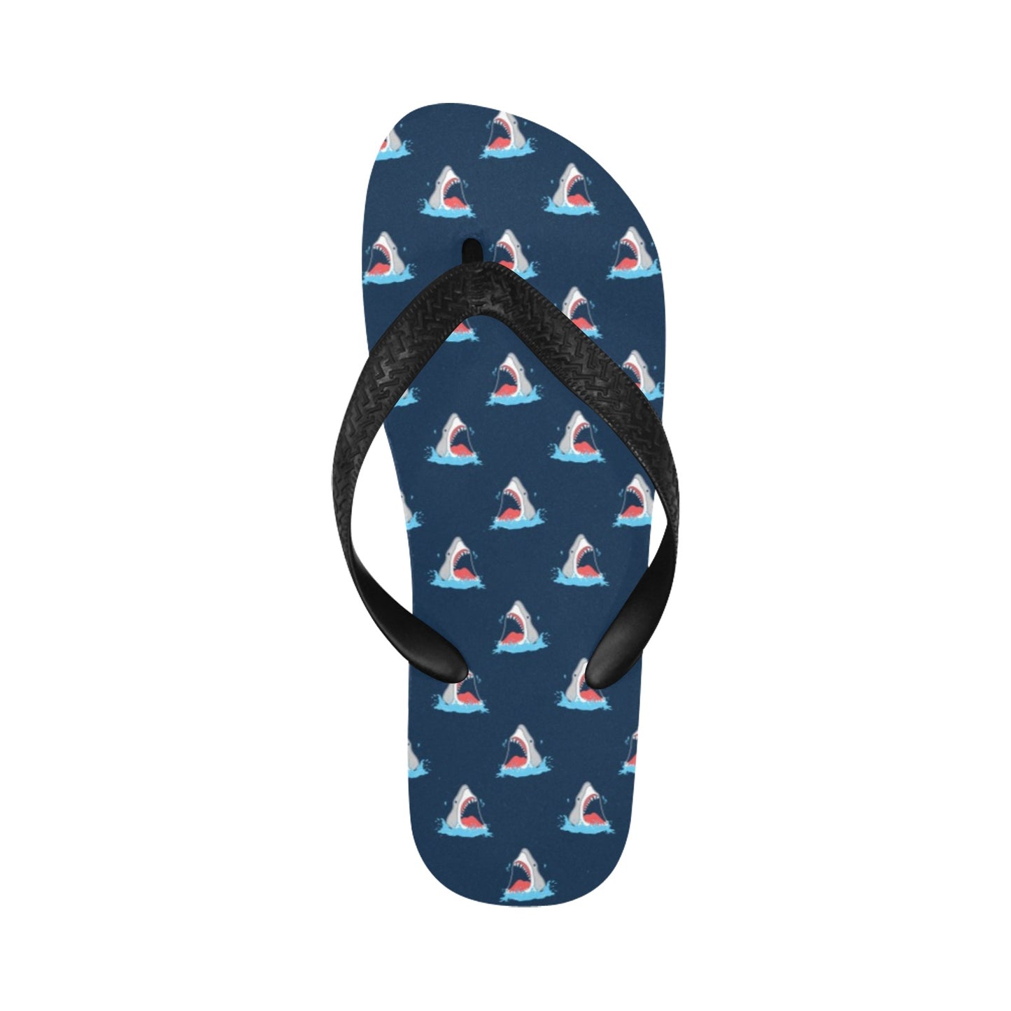 Shark Print Design LKS3010 Flip Flops