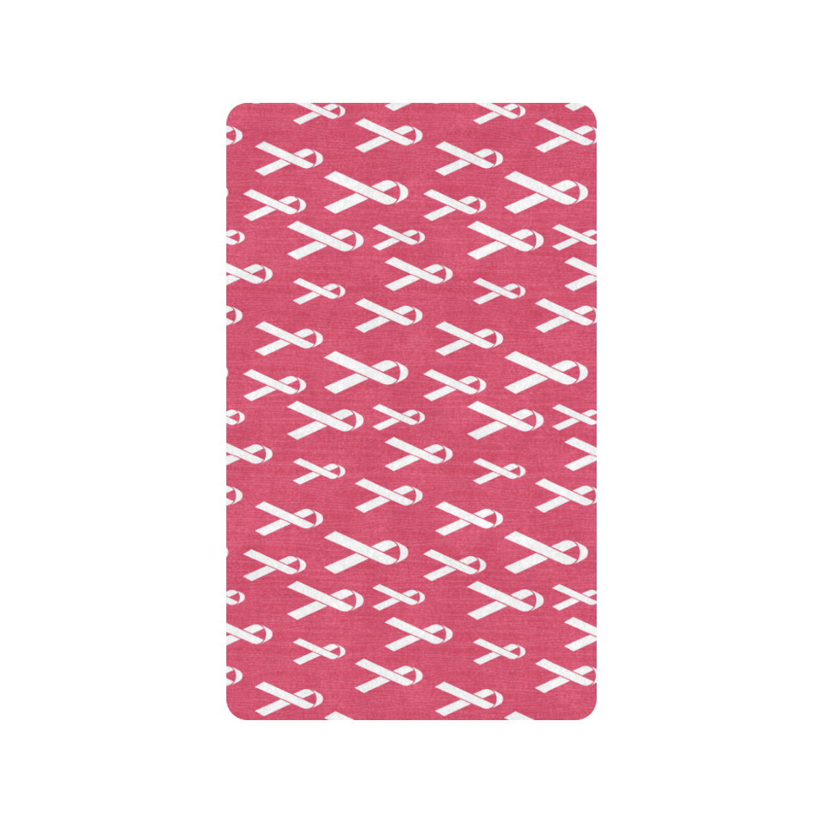 Breast Cancer Awareness Symbol Rubber Doormat