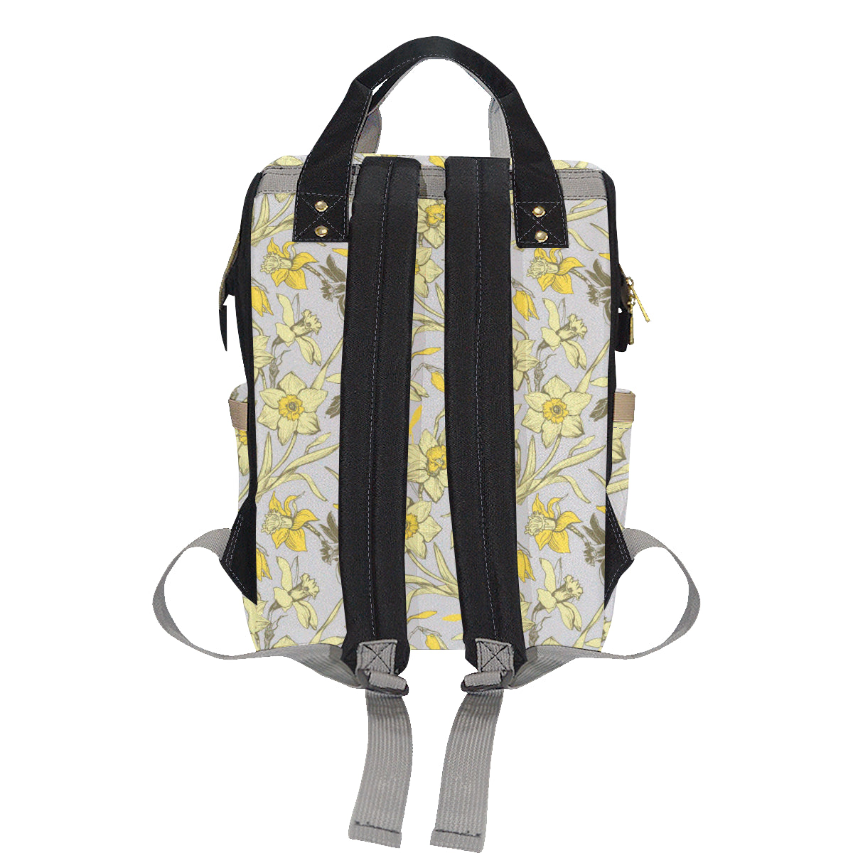 Daffodils Pattern Print Design DF05 Diaper Bag Backpack