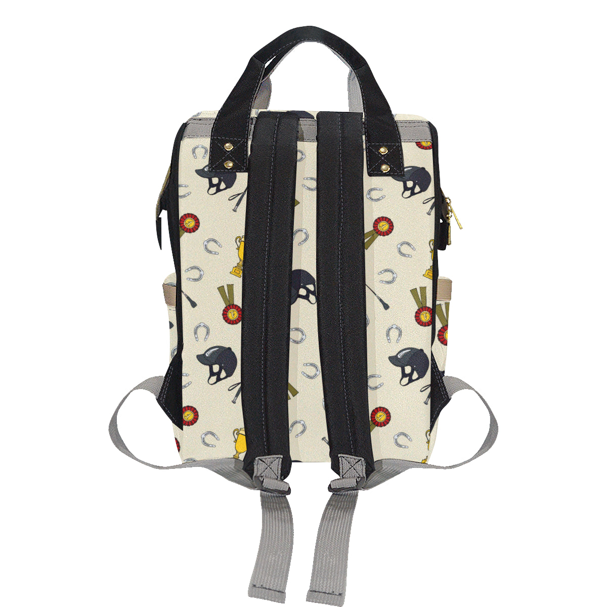 Equestrian Horseshoe Equipment Diaper Bag Backpack