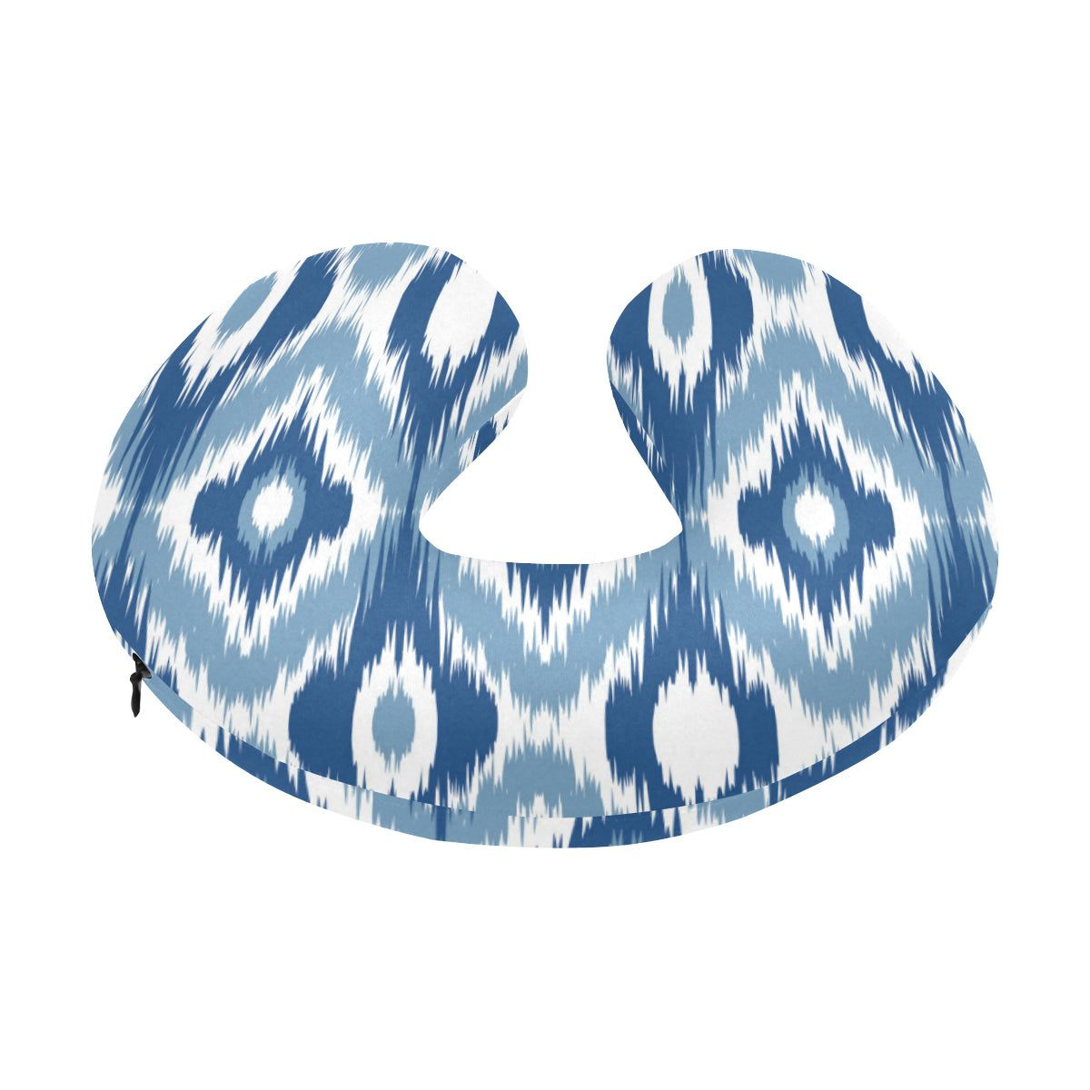 Ikat Pattern Print Design 03 U-Shaped Travel Neck Pillow