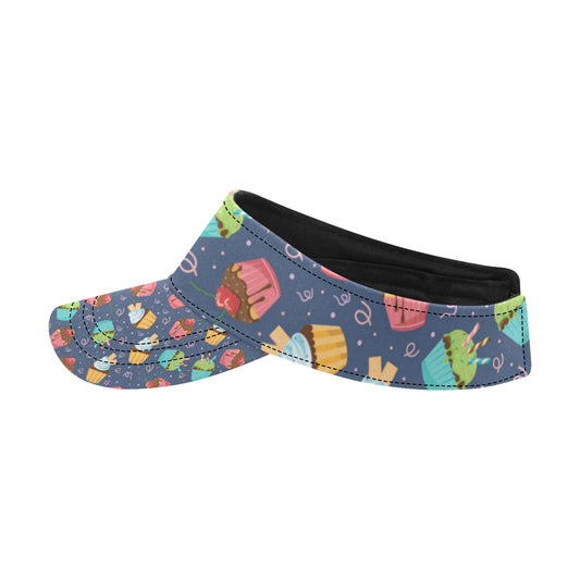 Cupcake Pattern Print Design 02 Unisex Sun Visor