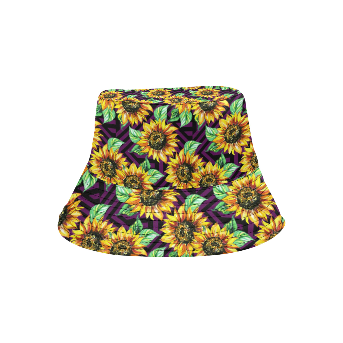 Sunflower Pattern Print Design SF012 Unisex Bucket Hat