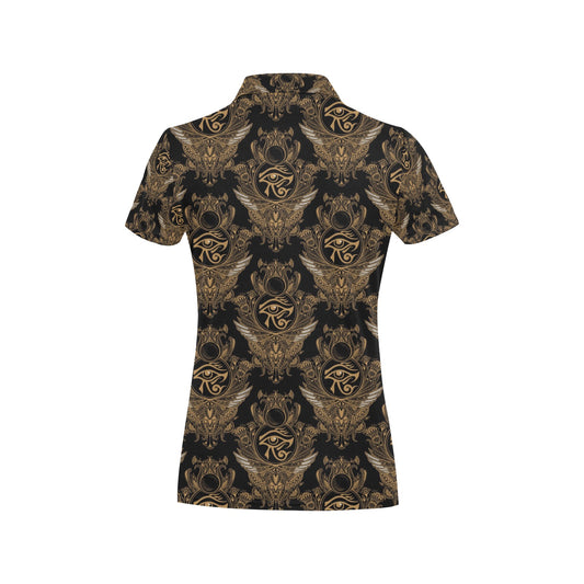 Eye of Horus Mandala Style Women's Polo Shirt