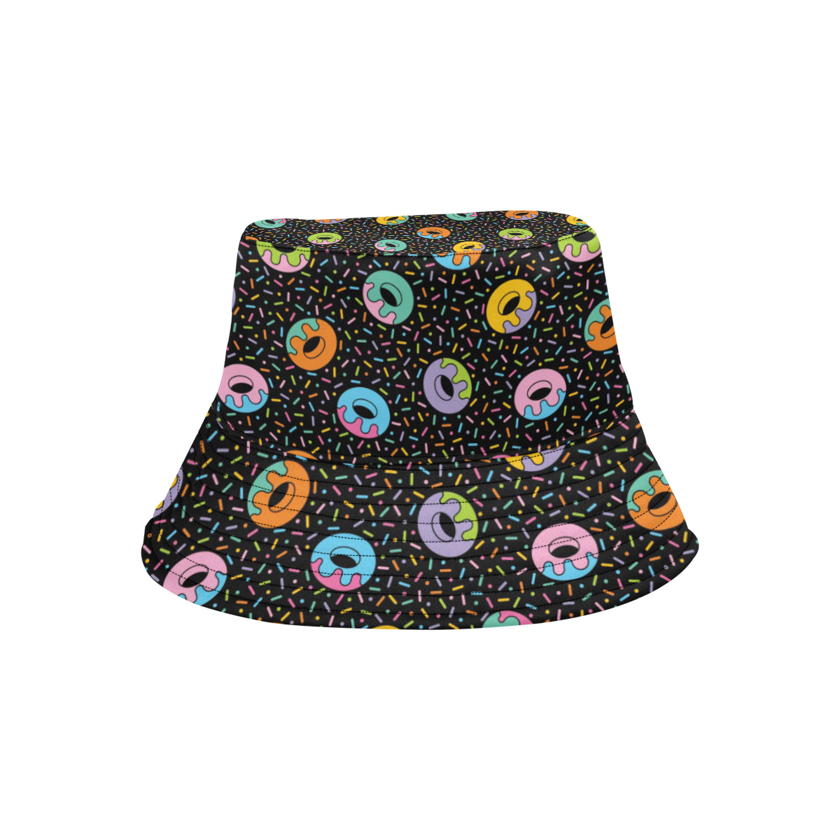 Donut Pattern Print Design DN012 Unisex Bucket Hat