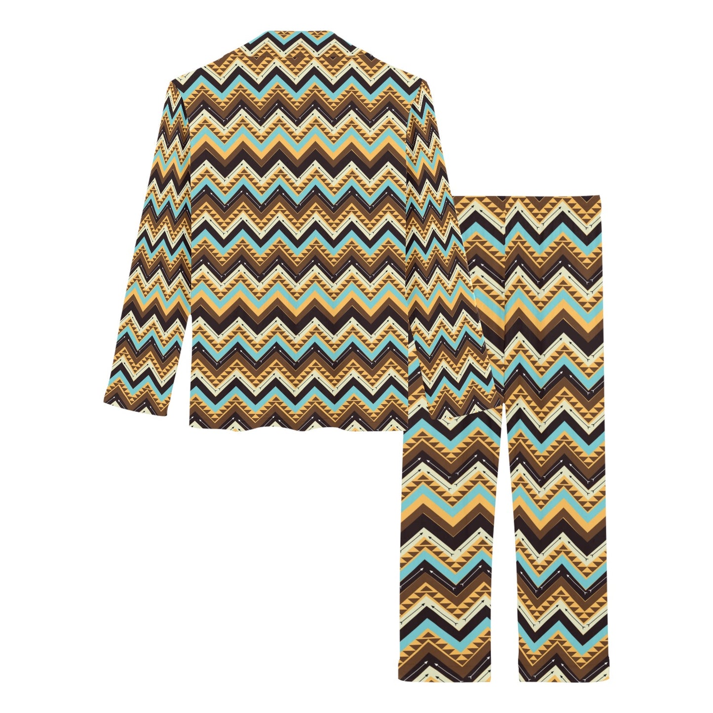 Southwest Pattern Print Design LKS301 Women's Long Pajama Set