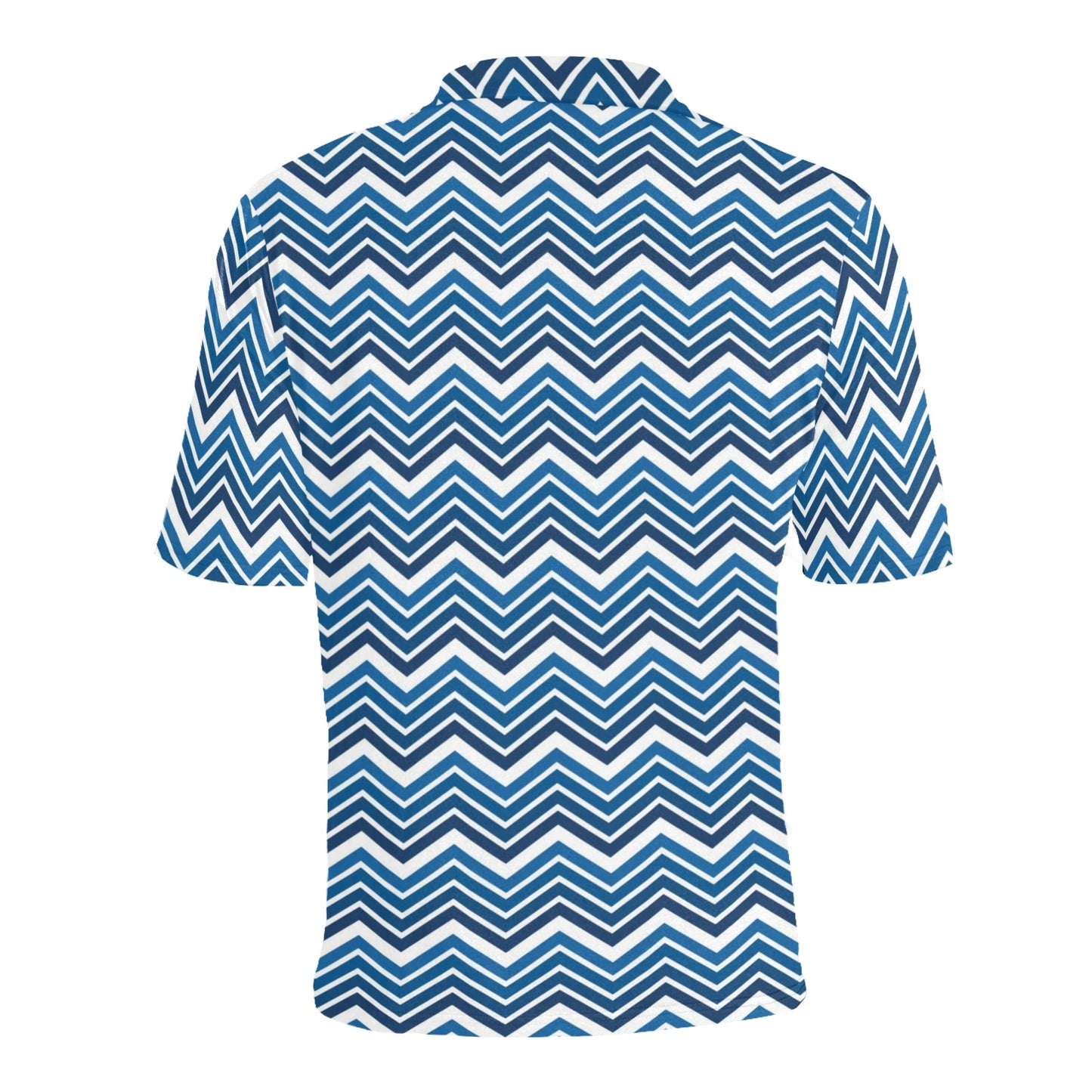 Chevron Print Design LKS403 Men Polo Shirt