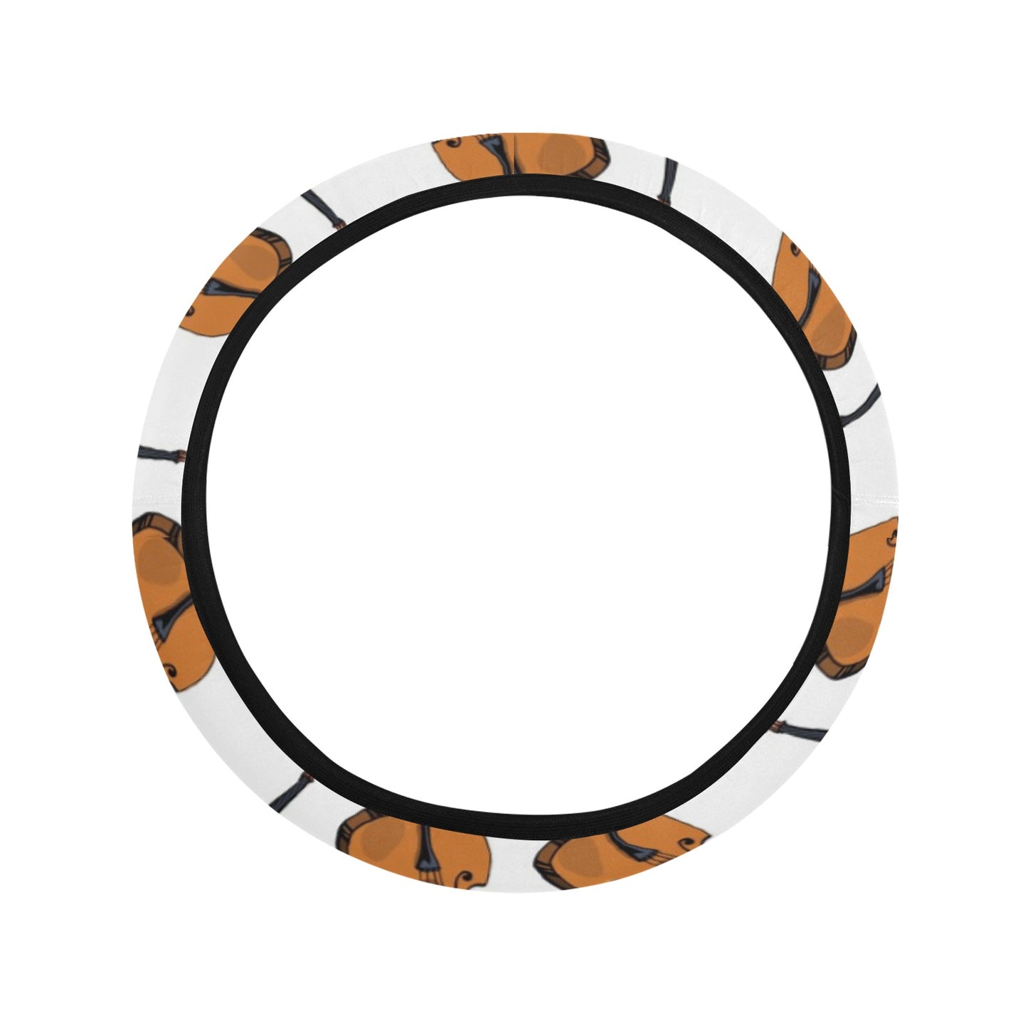 Cello Print Design LKS403 Steering Wheel Cover with Elastic Edge