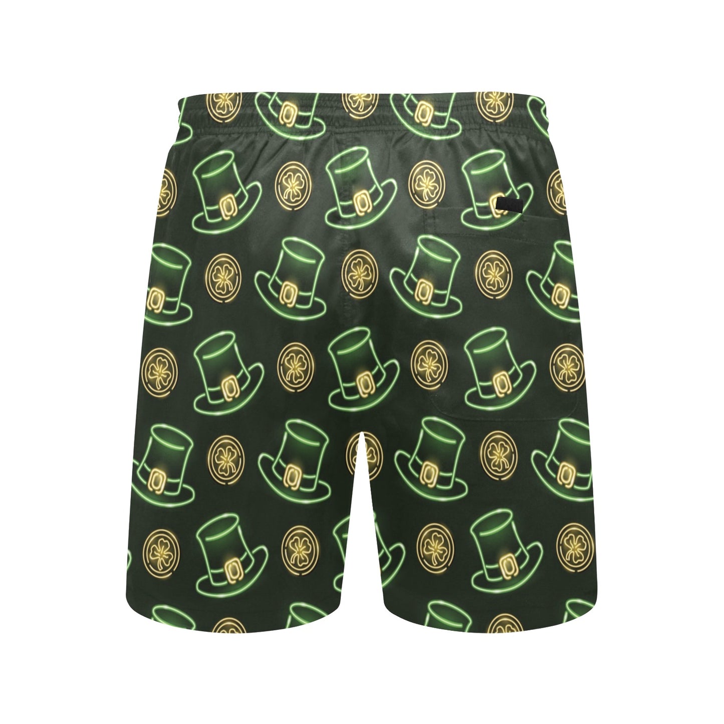 St Patricks Day Print Design LKS308 Men's Swim Trunks Beach Shorts