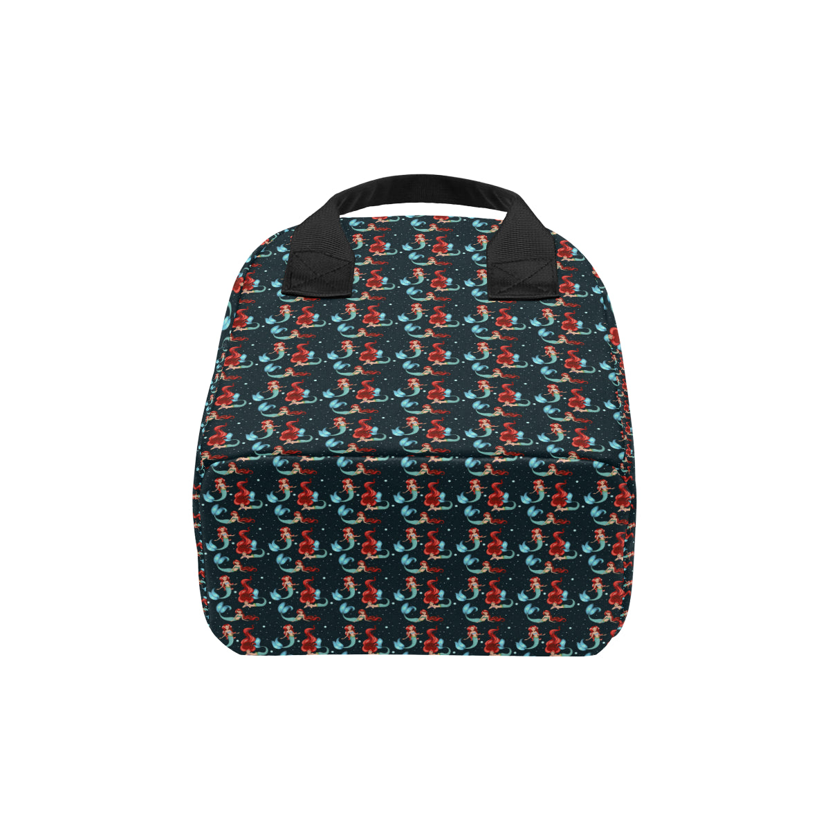 Mermaid Girl Themed Design Print Insulated Lunch Bag