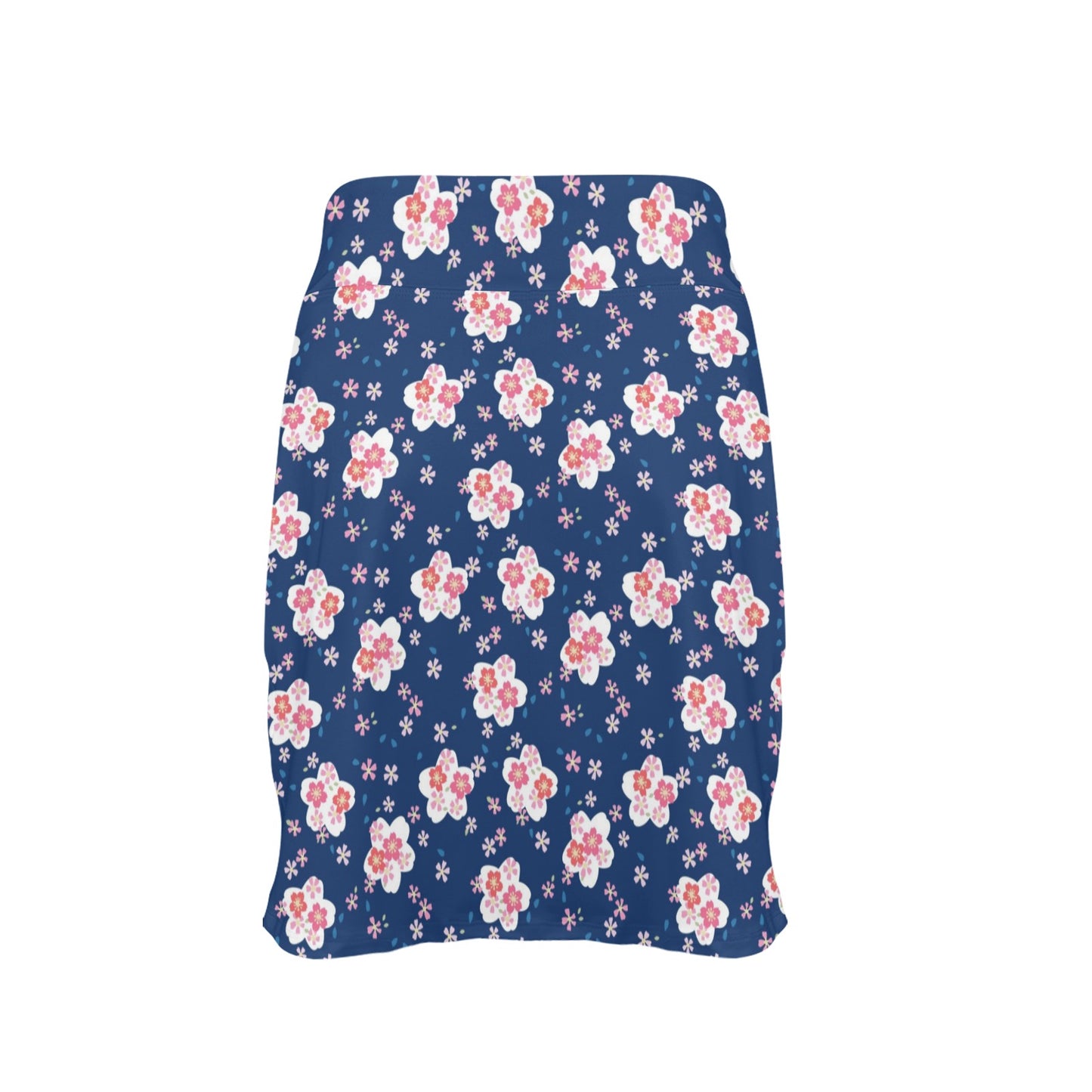 Sakura Print Design LKS306 Women's Golf Skirt with Pocket