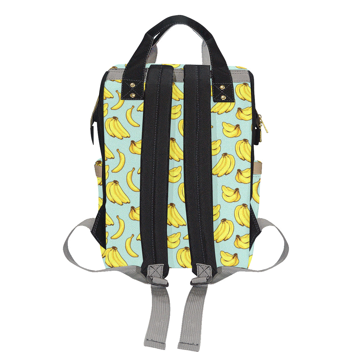 Banana Pattern Print Design BA04 Diaper Bag Backpack