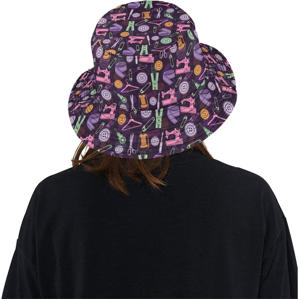 Sewing Equipment Print Design LKS306 Unisex Bucket Hat