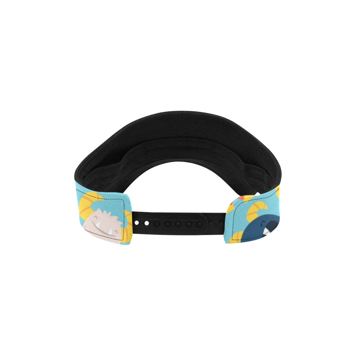 Monster Cartoon Pattern Print Design 03 Unisex Sun Visor