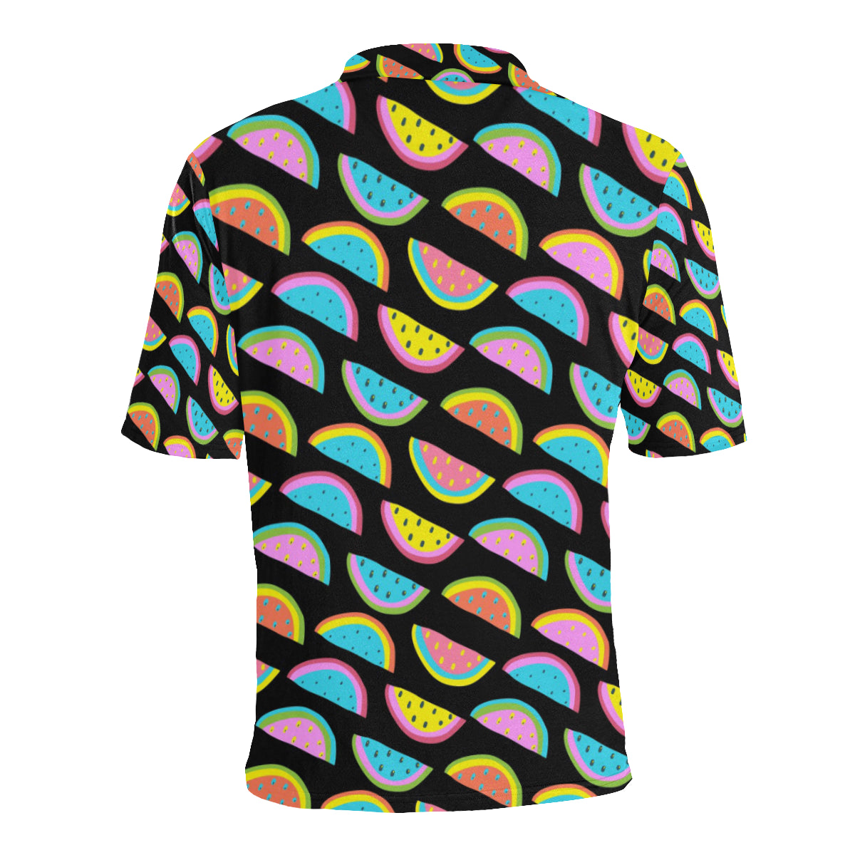 Watermelon Pattern Print Design WM08 Men Polo Shirt