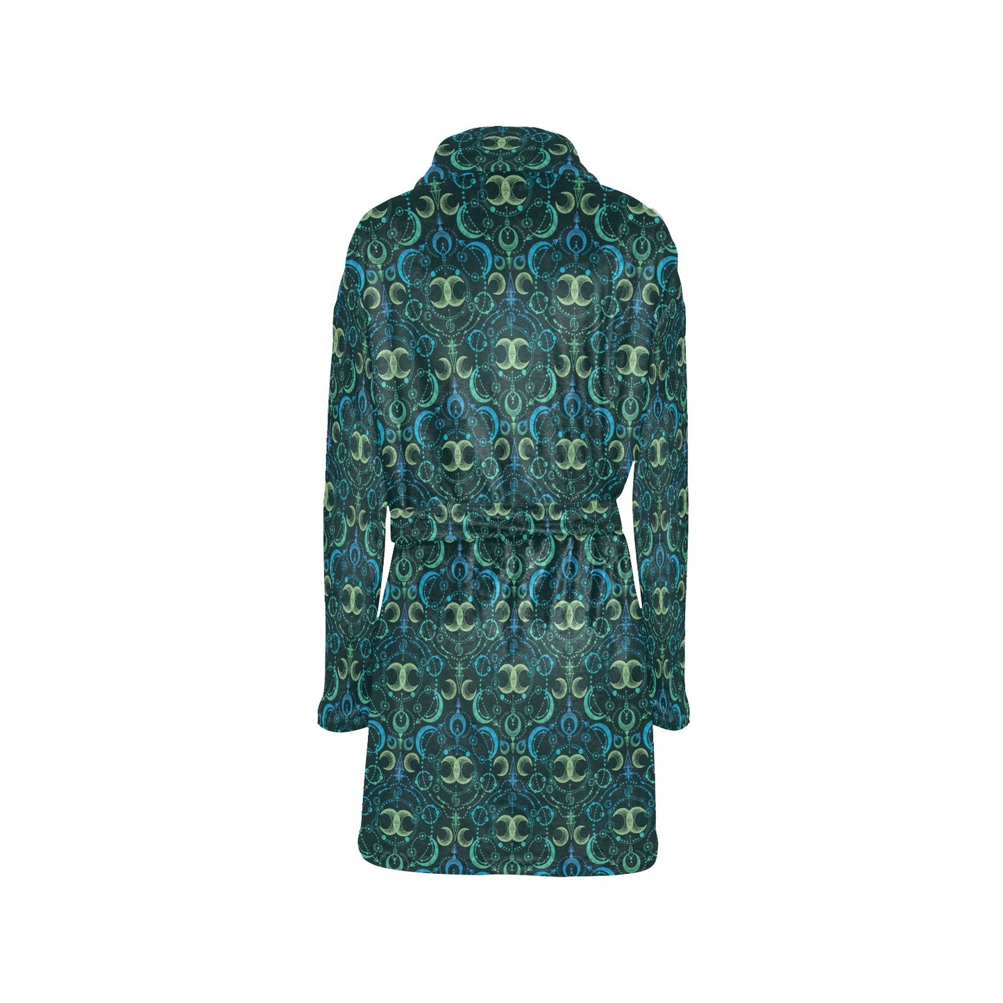 Celestial Pattern Print Design 07 Women's Fleece Robe