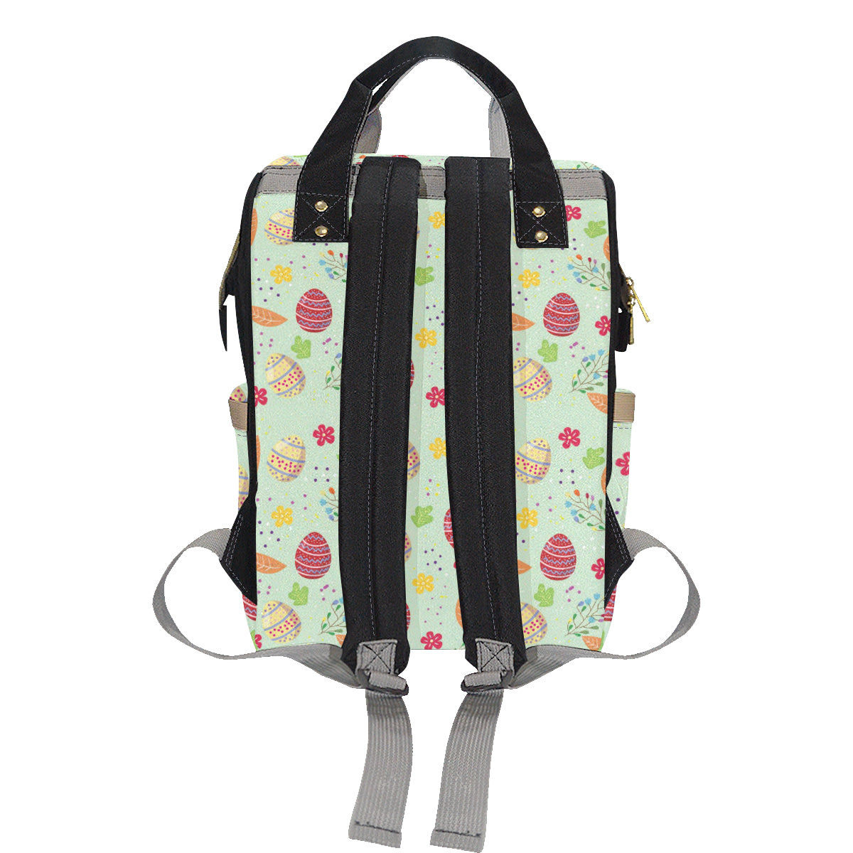 Easter Eggs Pattern Print Design RB07 Diaper Bag Backpack