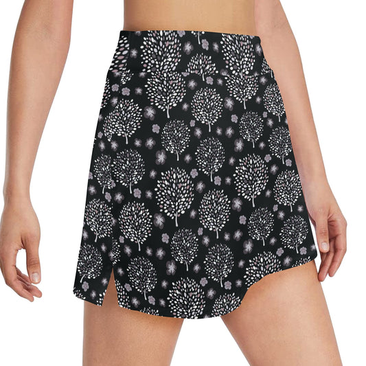 Tree Of Life Print Design LKS304 17" Golf & Pickleball Skort with Pockets