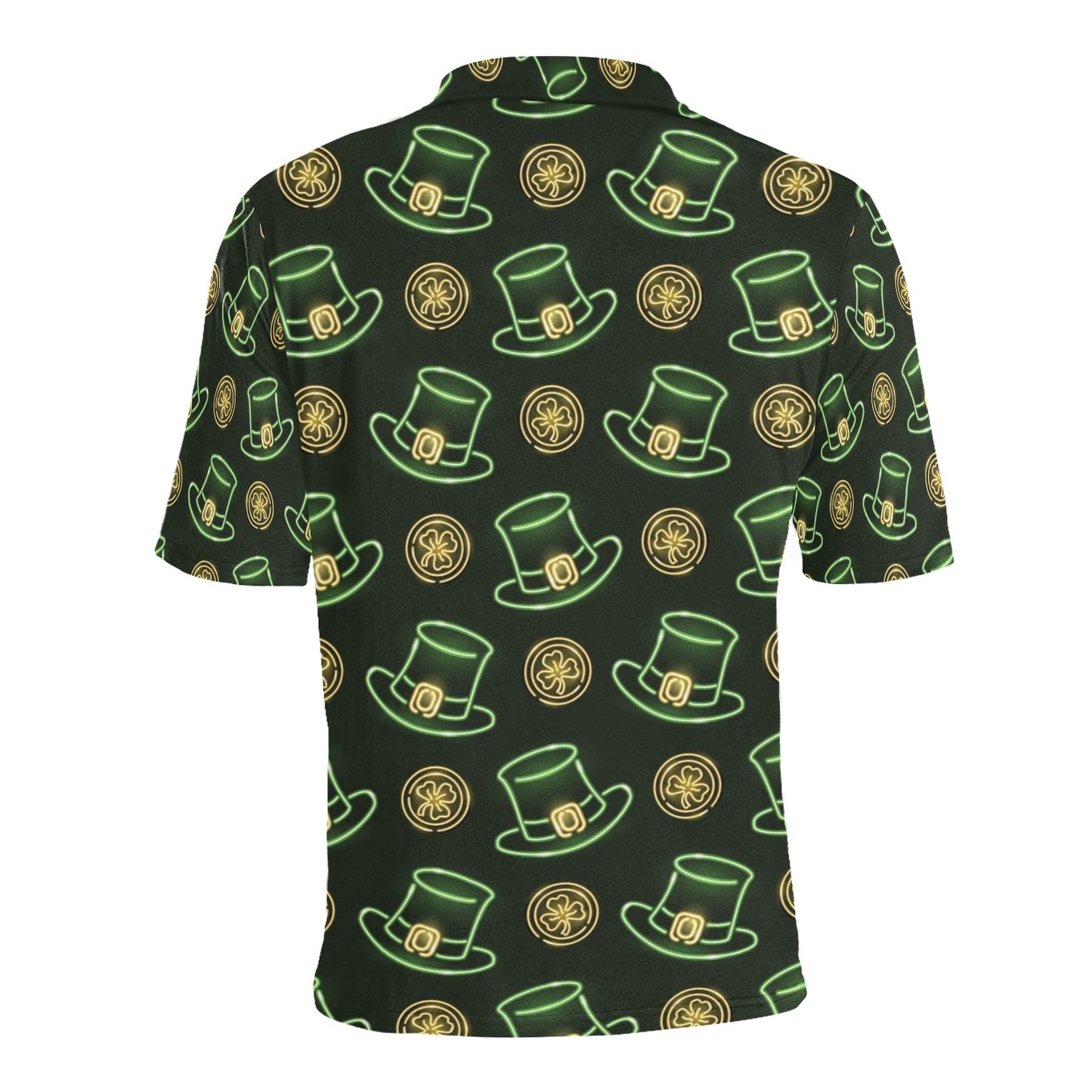 St Patricks Day Print Design LKS308 Men Polo Shirt
