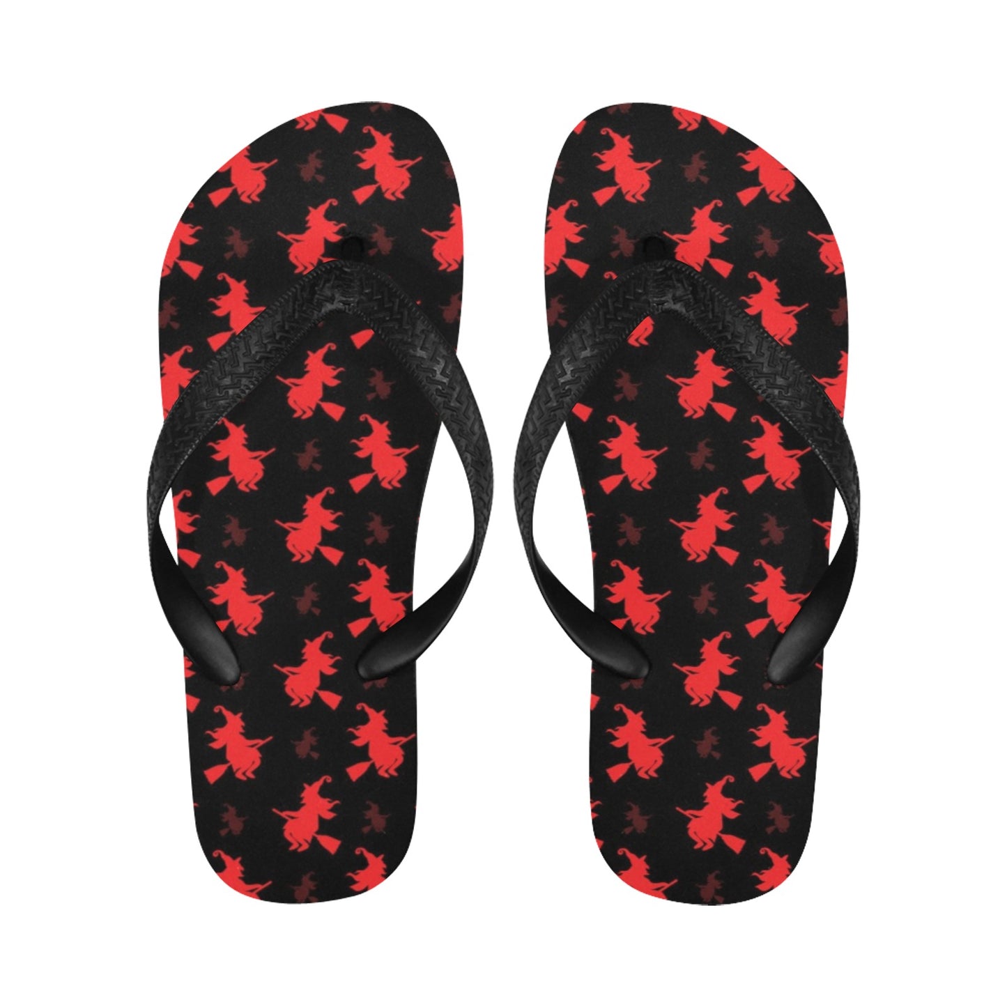 Witch Print Design LKS308 Flip Flops