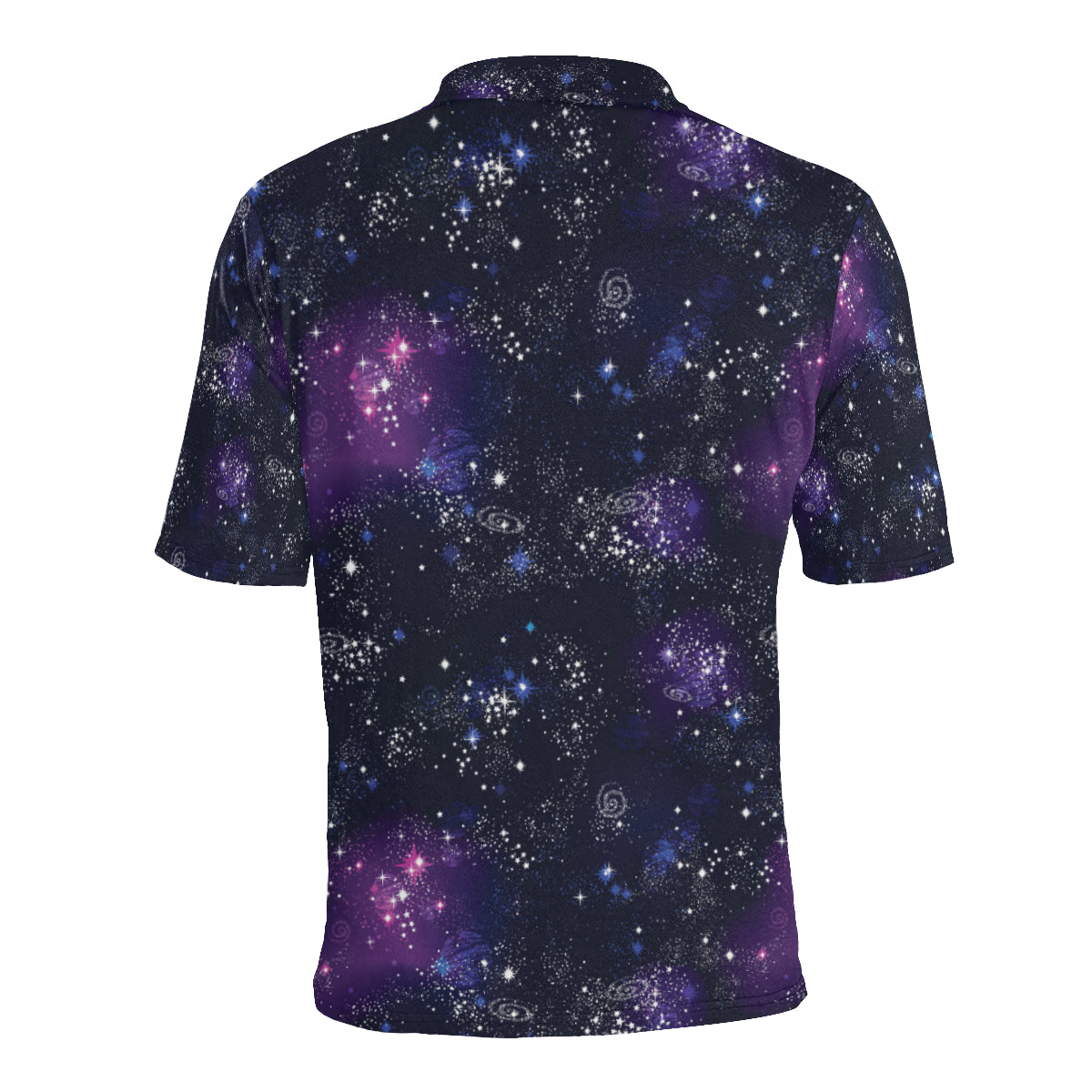 Cosmic Pattern Print Design 03 Men Polo Shirt