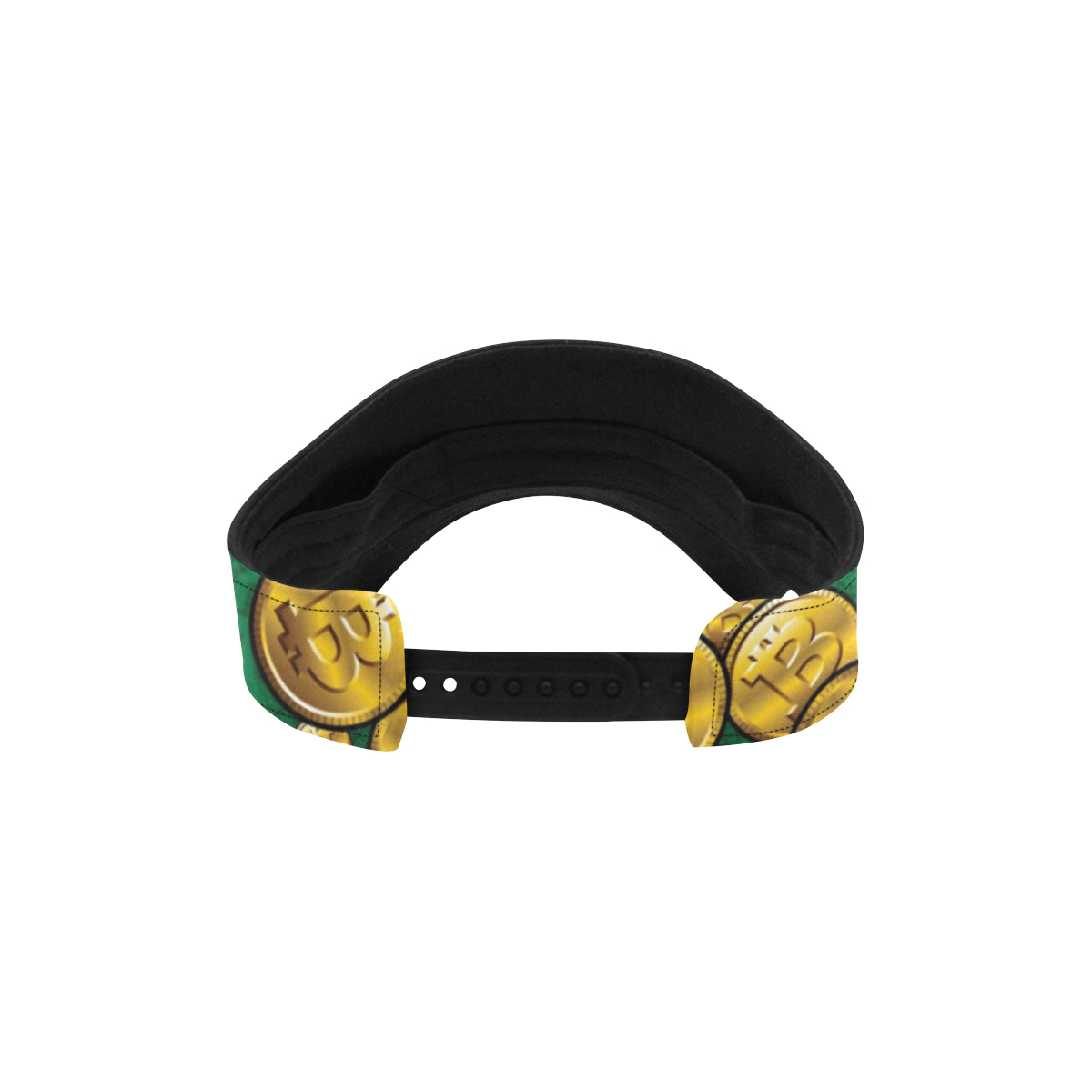 Bitcoin Pattern Print Design DO02 Unisex Sun Visor