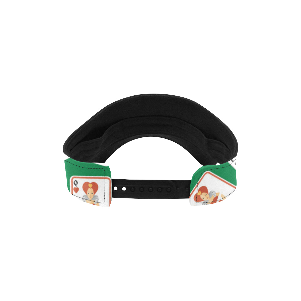 Poker Cards Pattern Print Design A03 Unisex Sun Visor