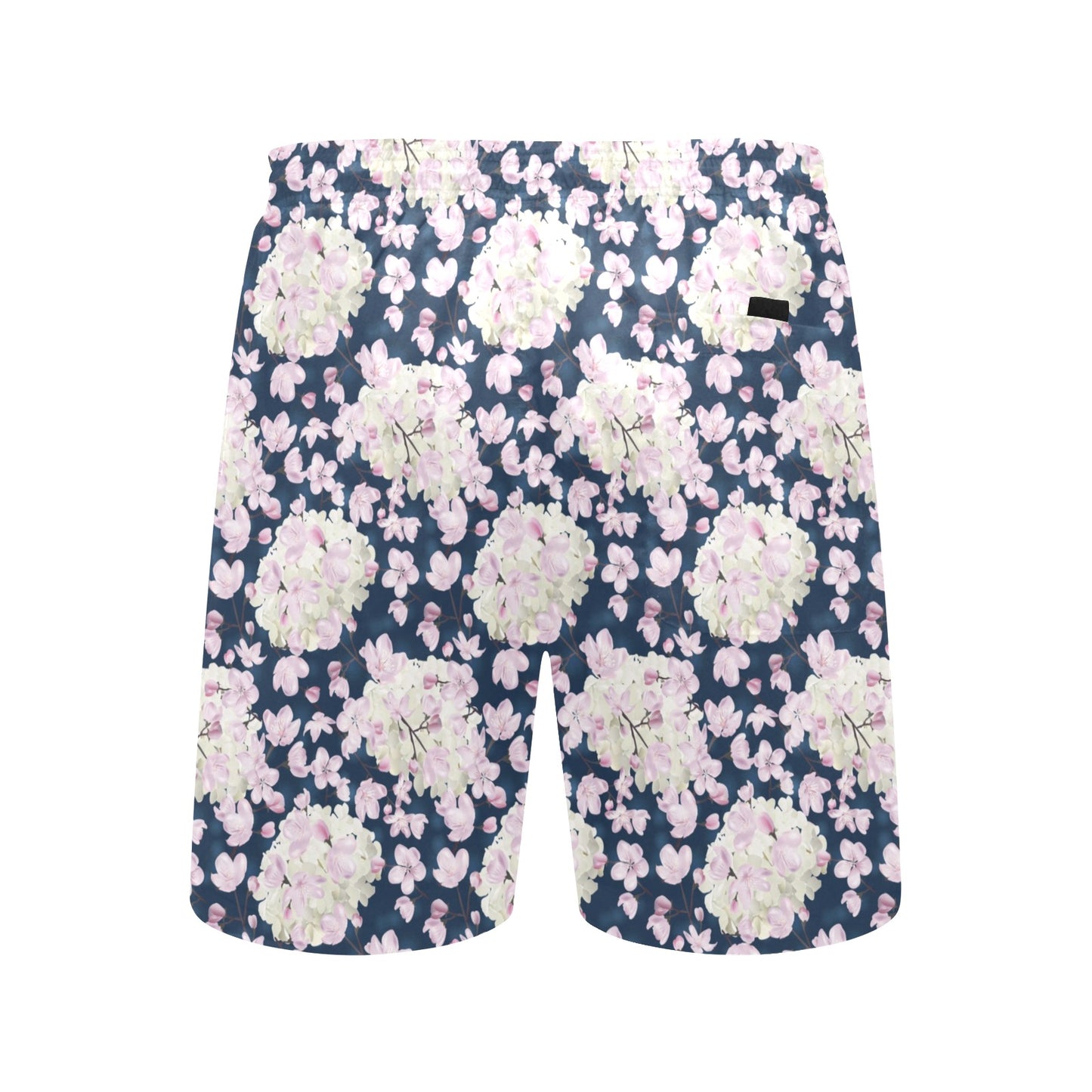 Sakura Print Design LKS305 Men's Swim Trunks Beach Shorts