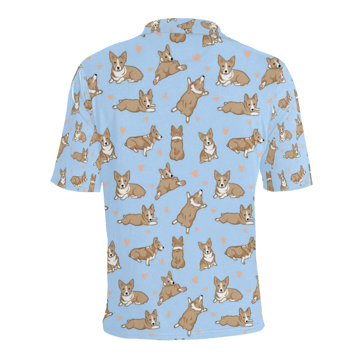 Pembroke Welsh Corgis Pattern Print Design A05 Men Polo Shirt