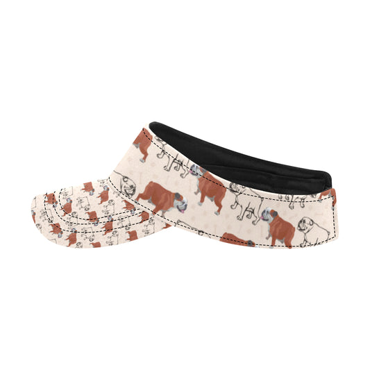 Bulldogs Pattern Print Design 04 Unisex Sun Visor