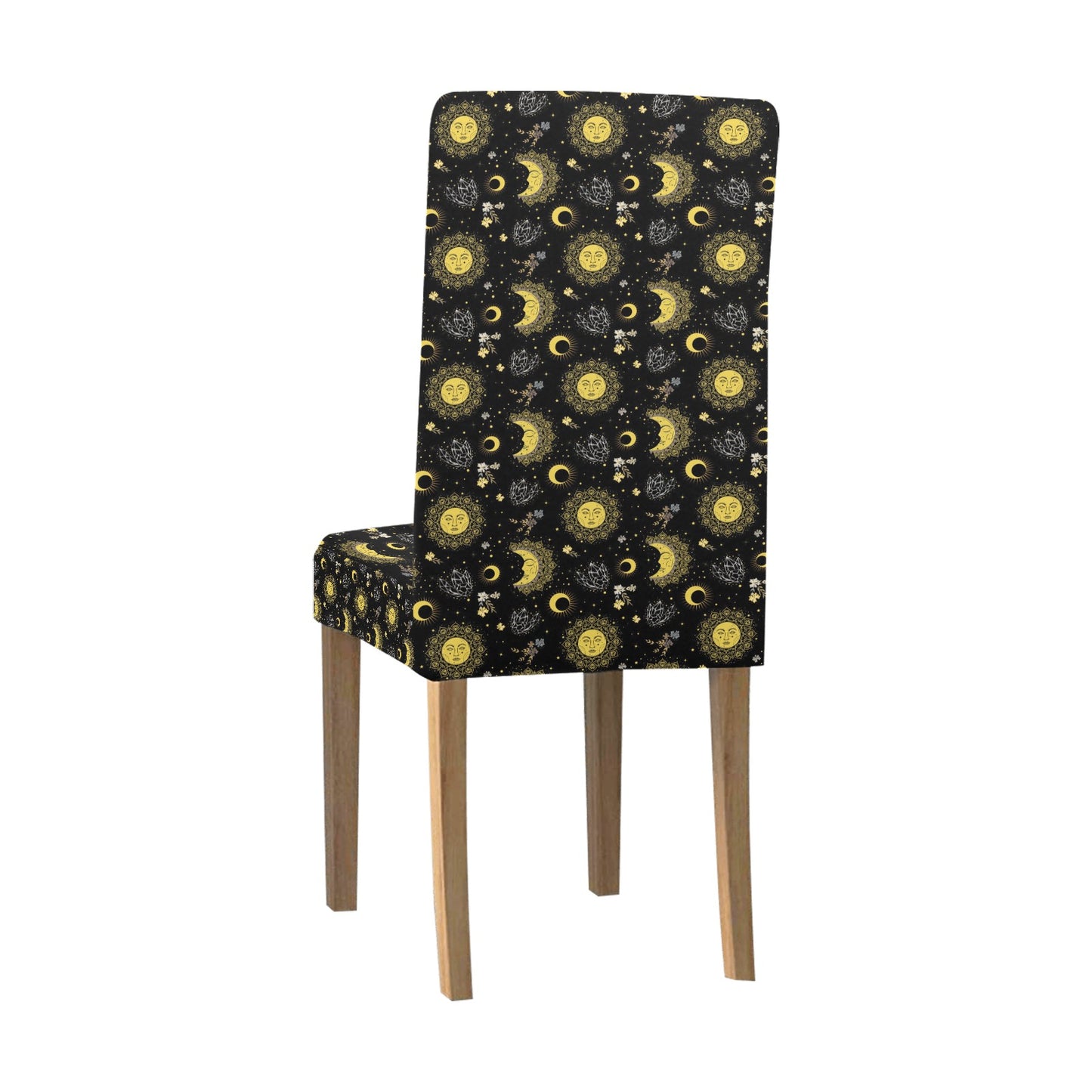Sun Moon Print Design LKS301 Dining Chair Slipcover
