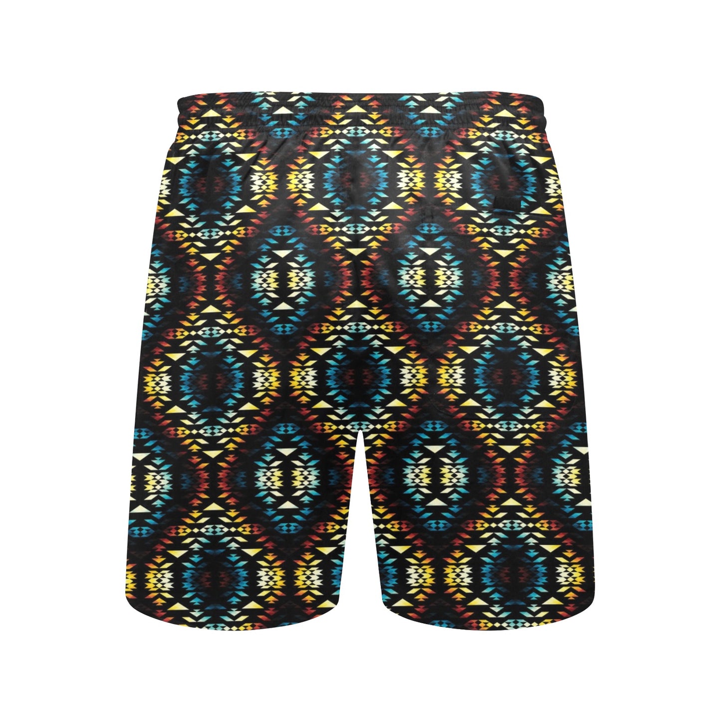 Tribal Pattern Print Design LKS309 Men's Swim Trunks Beach Shorts